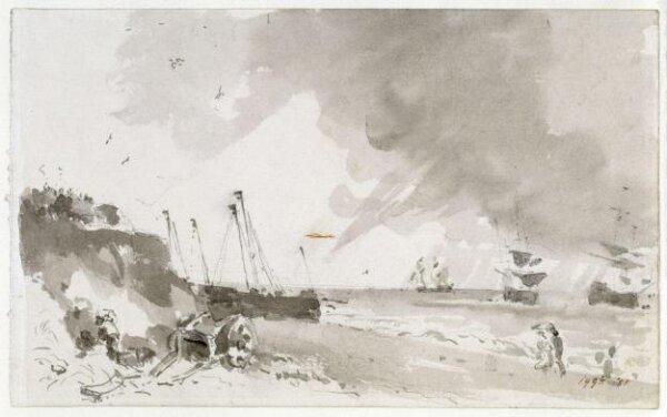 Constable, John (RA), Coast Scene at Brighton