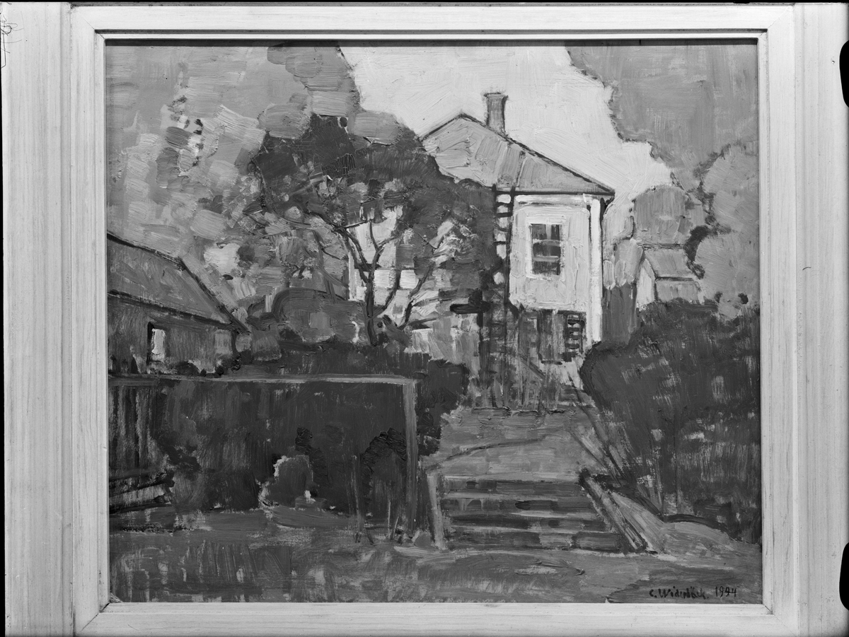 Paul Sandberg, Tavla painted by Gusten Widerbäck, Uppsala 1949