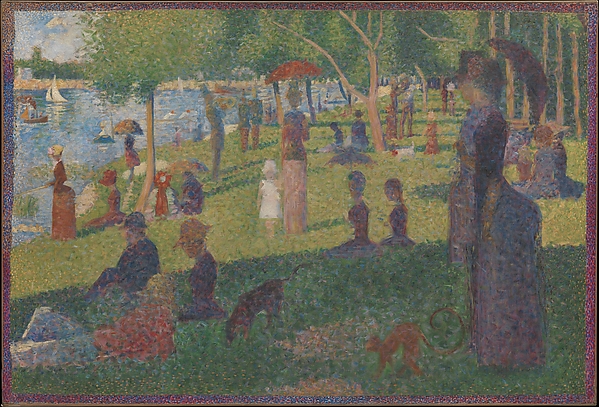 Georges Seurat, Study for "A Sunday on La Grande Jatte"