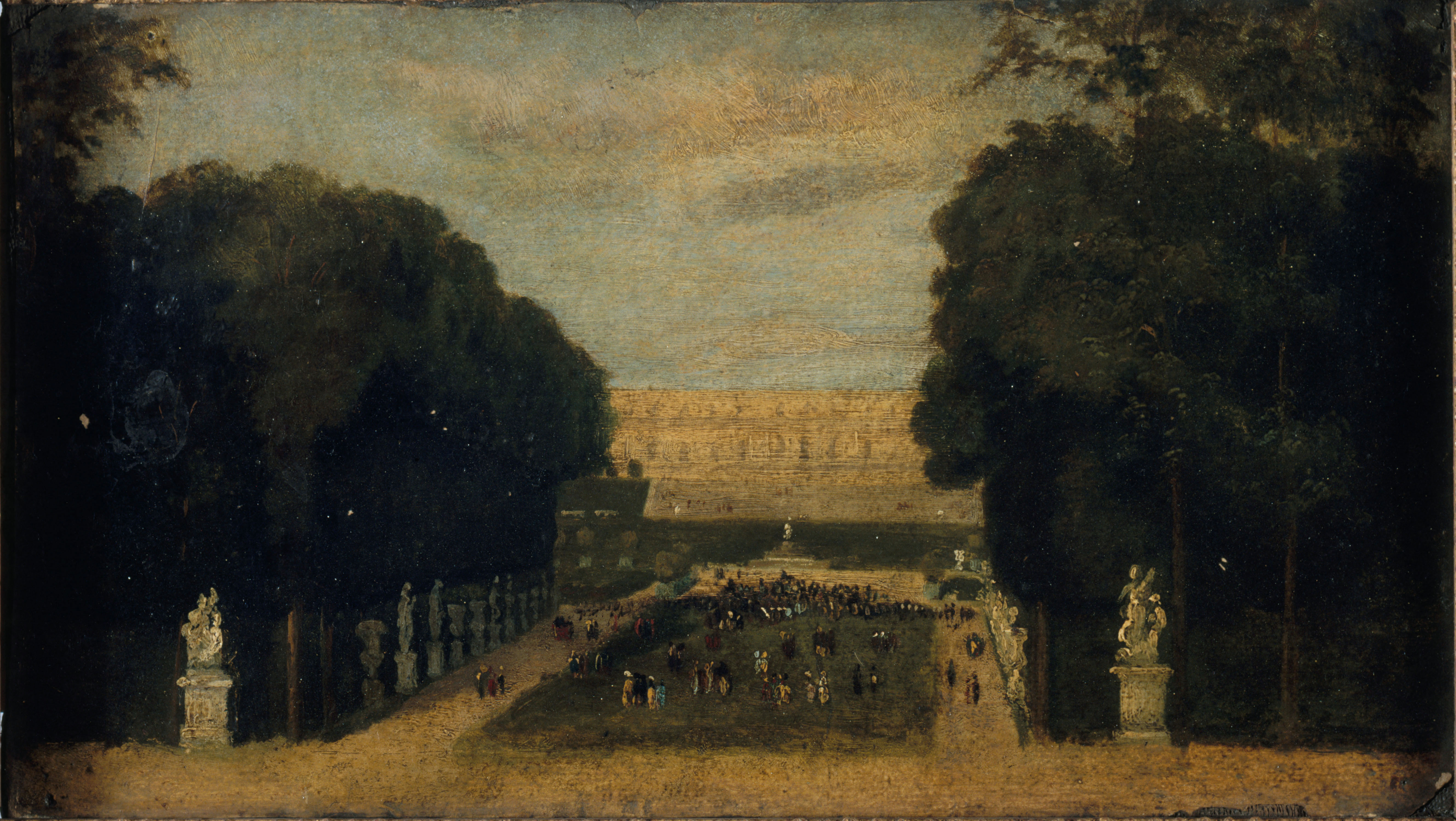 Anonyme, L'allée du Tapis-Vert, à Versailles
