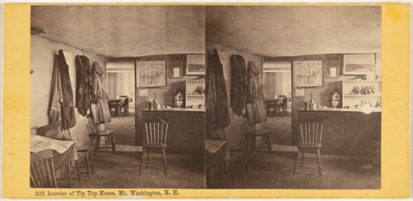 Edward Bierstadt, Interior of Tip Top House, Mt. Washington, N.H.