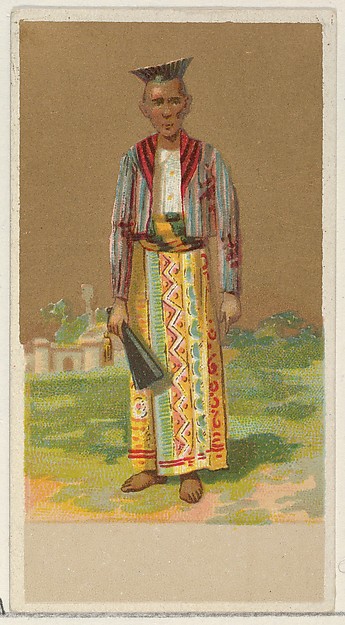 Allen & Ginter, Ceylon, from the Natives in Costume series (N16), Teofani Issue, for Allen & Ginter Cigarettes Brands