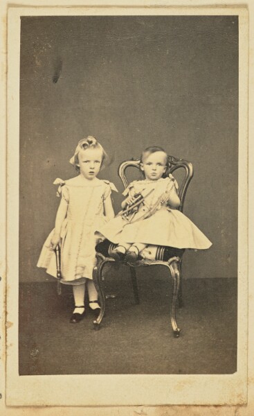 Unknown, [Portrait of two children]