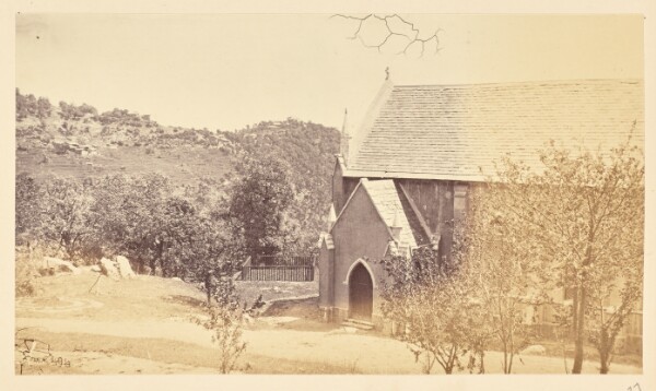 Samuel Bourne, Dhurmsala; Lord Elgin's Grave