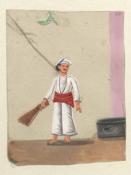 Unknown, One of seventeen paintings of occupations, especially domestic servants.