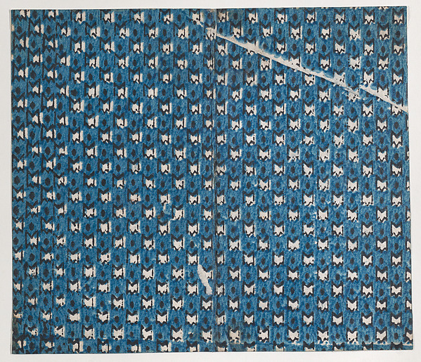 Anonymous, Book cover with overall pattern of stars within ovals