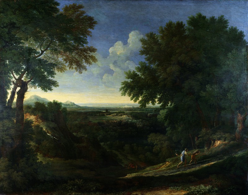 Gaspard Dughet, Landscape with Abraham and Isaac