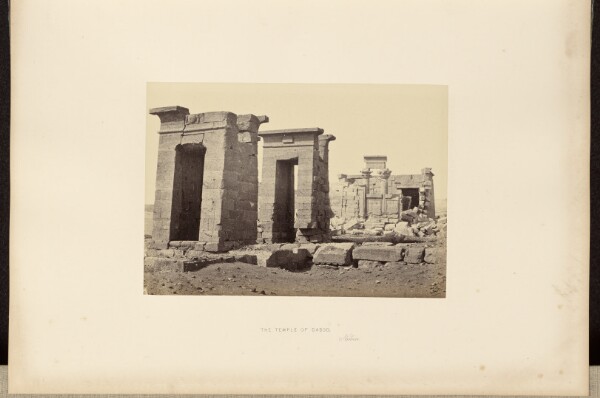 Francis Frith, The Temple of Dabod, Nubia