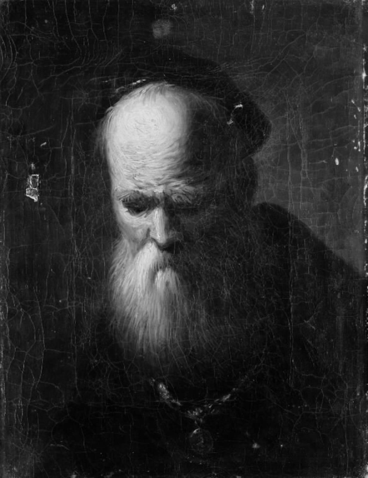 Johann Salomon Wahl, En olding med baret