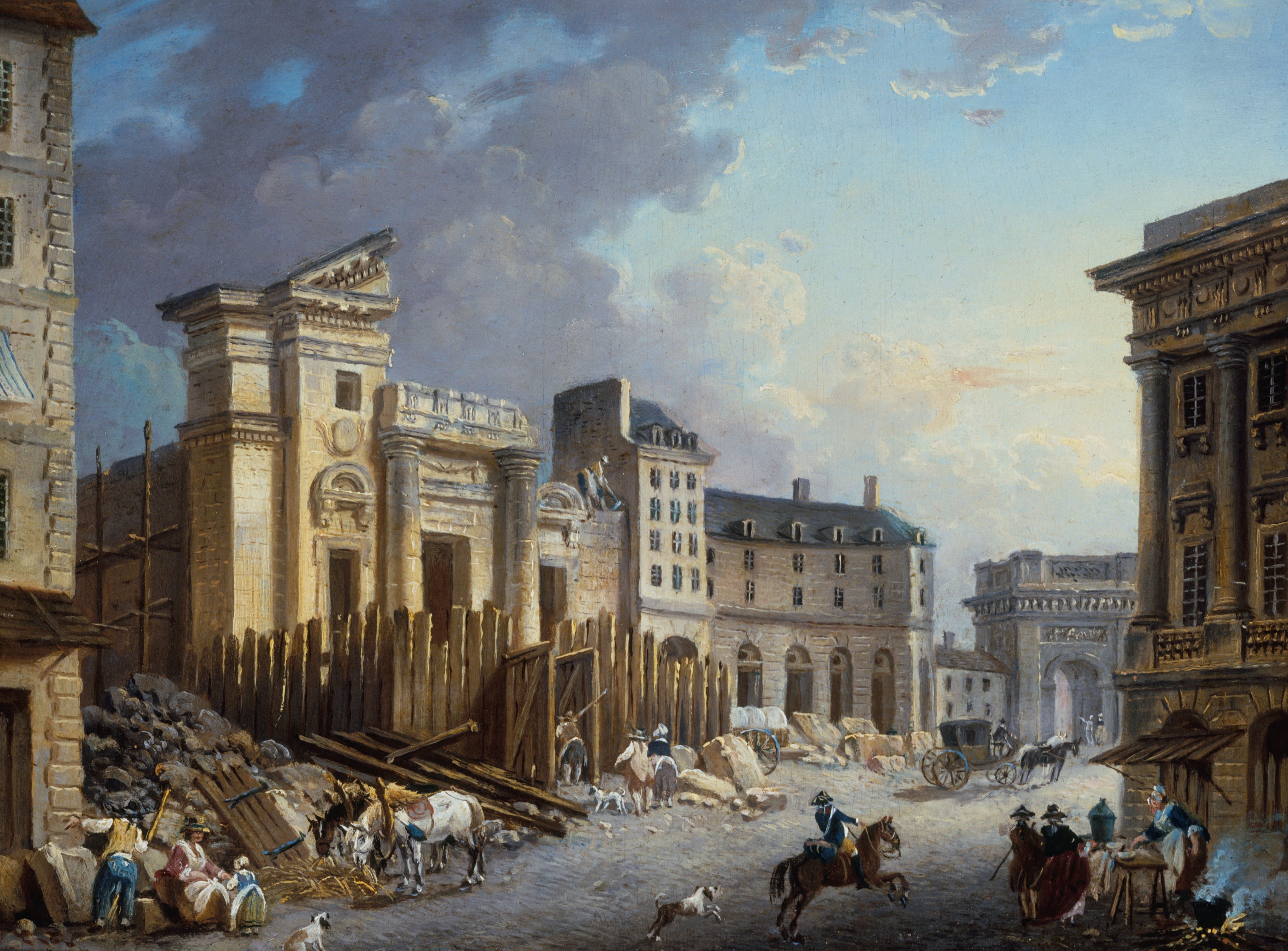 Pierre-Antoine Demachy, Démolition de l'église Saint-Barthélemy