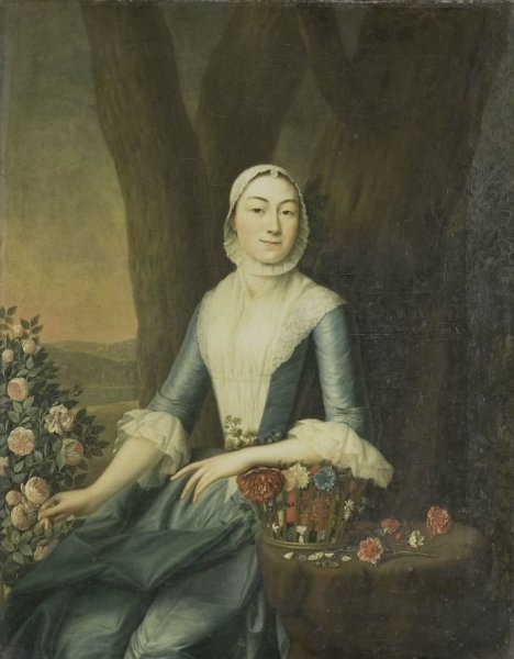anonymous, Portrait of Magdalena van Citters, Wife of Adriaen Isaac Hurgronje