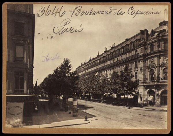 Francis Frith, Paris.  Boulevard des Capucines