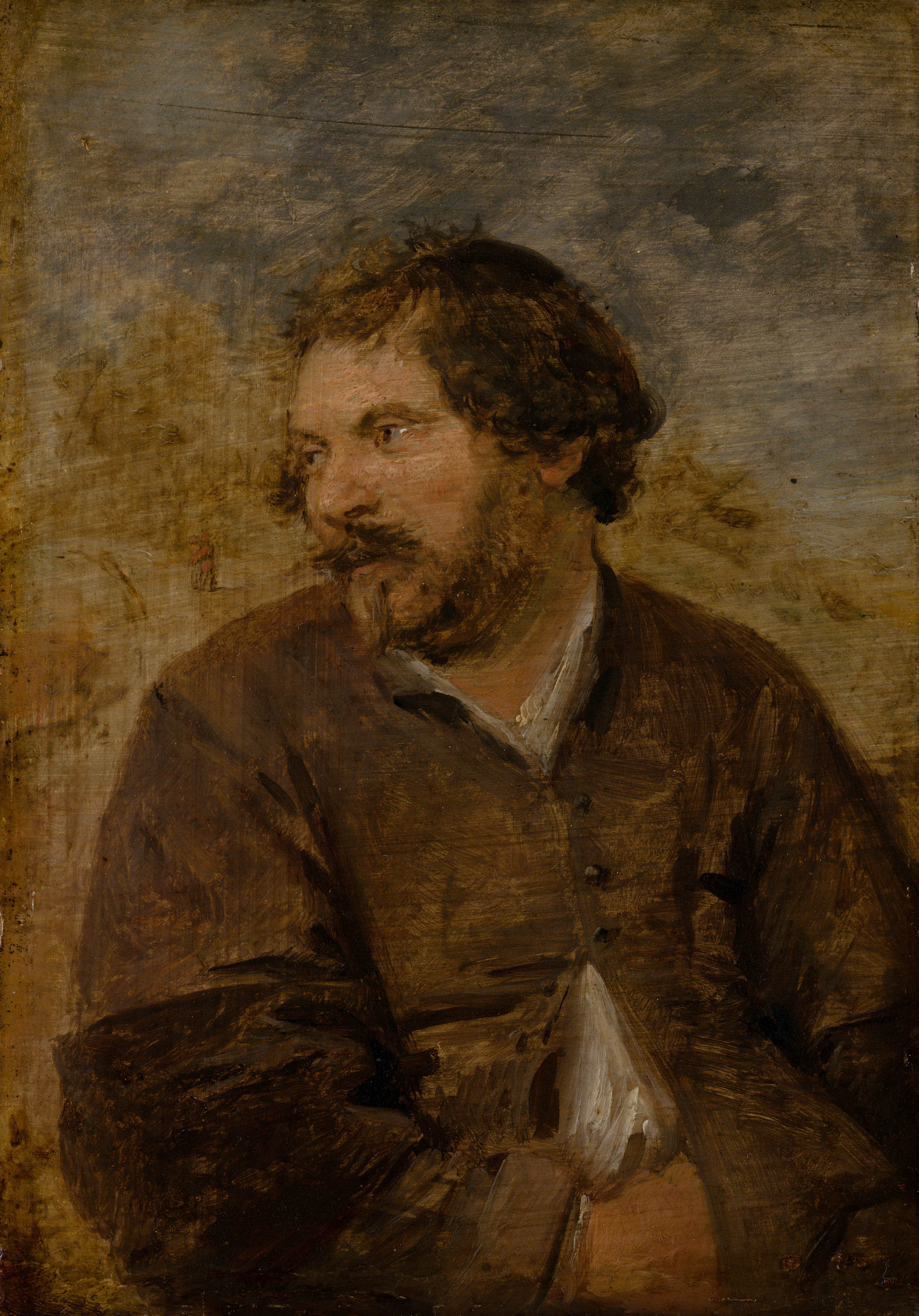 Adriaen Brouwer, Een dikke man