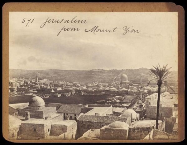Francis Frith, Jerusalem from Mount Zion