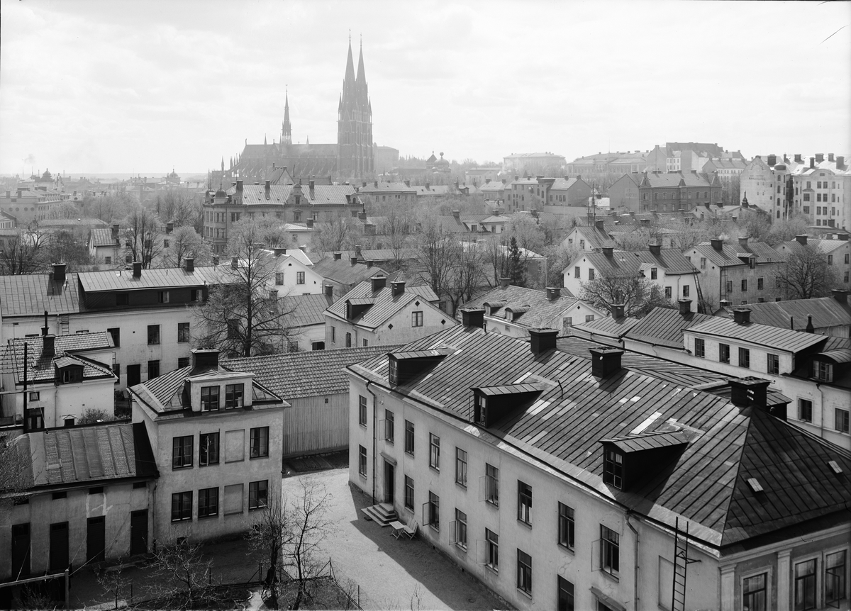 Paul Sandberg, Stadsvy, Luthagen, Uppsala 1933