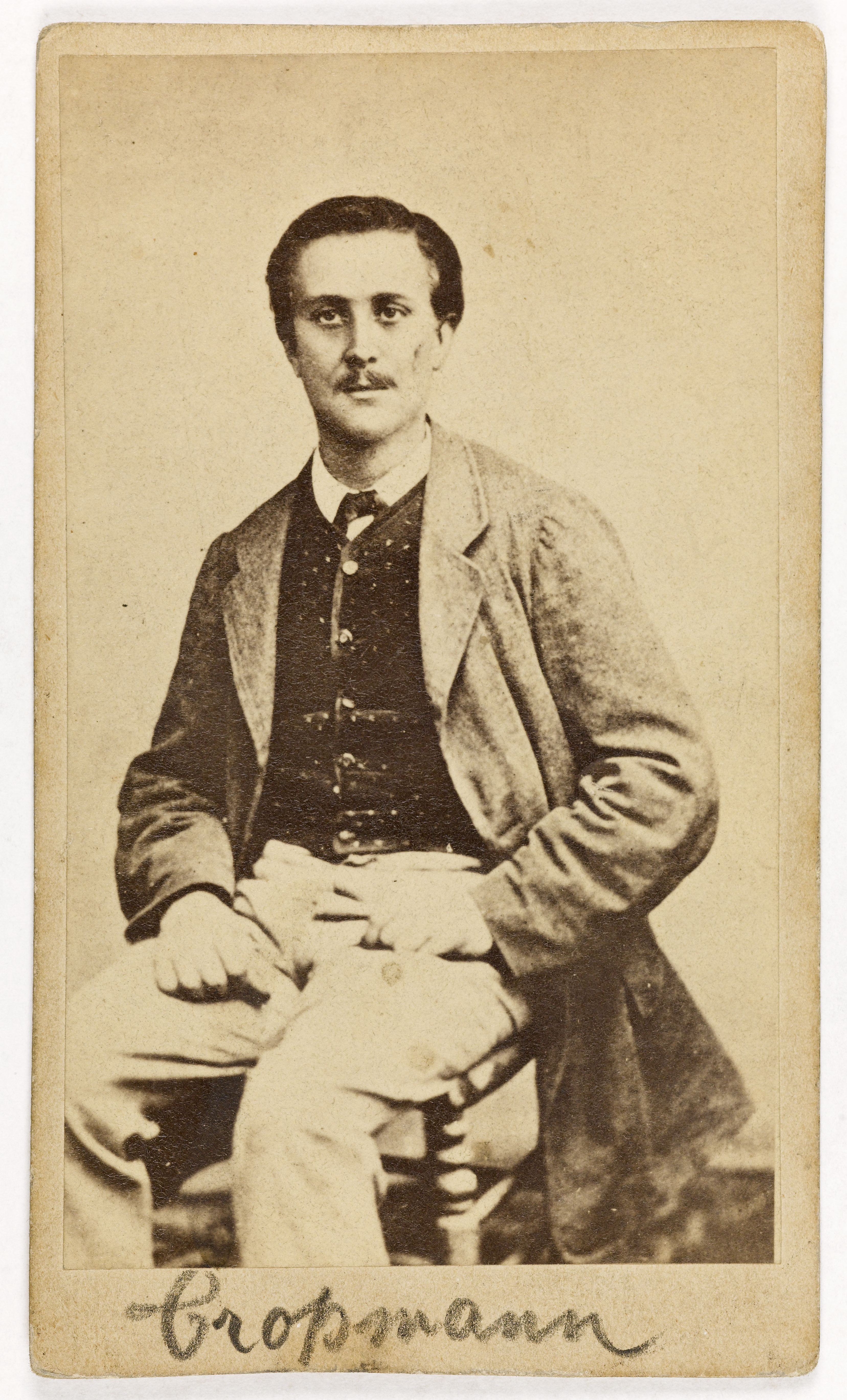 Anonyme, Portrait de Jean Baptiste Troppmann (1849-1870) à la prison Mazas. Criminel, auteur de l'assassinat de la famille Kinck à Pantin en 1869
