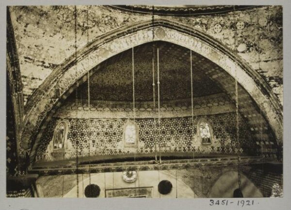 K.A.C. Creswell, Pendentive of dome above the mihrab in the mosque of Sulayman Pasha al-Khadim in the Citadel (Sidi Sariya), Cairo