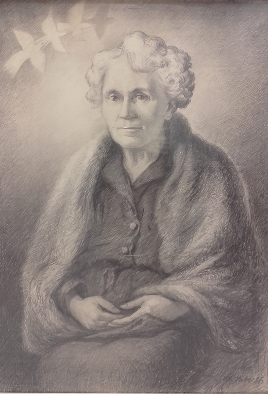 Unknown artist, Graphics. Mother’s portrait.