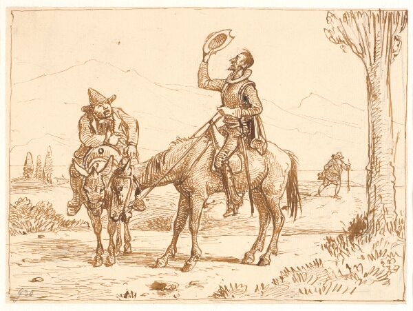 Wilhelm Marstrand, Don Quixote betragter sin hjelm