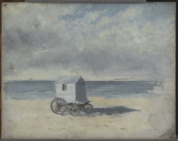 James Ensor, Bathing Hut on the Beach