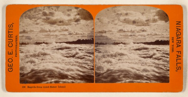 George E. Curtis, Rapids from third Sister Island [Niagara Falls, New York]