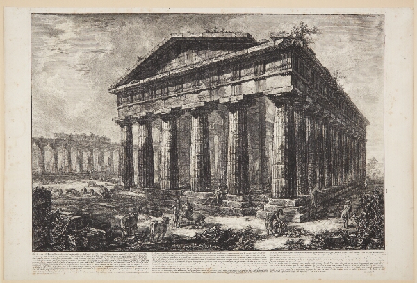 Giovanni Battista Piranesi, Neptun-templet [...]