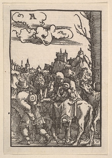 Albrecht Altdorfer, The Flight Into Egypt, from "The Fall and Salvation of Mankind Through the Life and Passion of Christ"