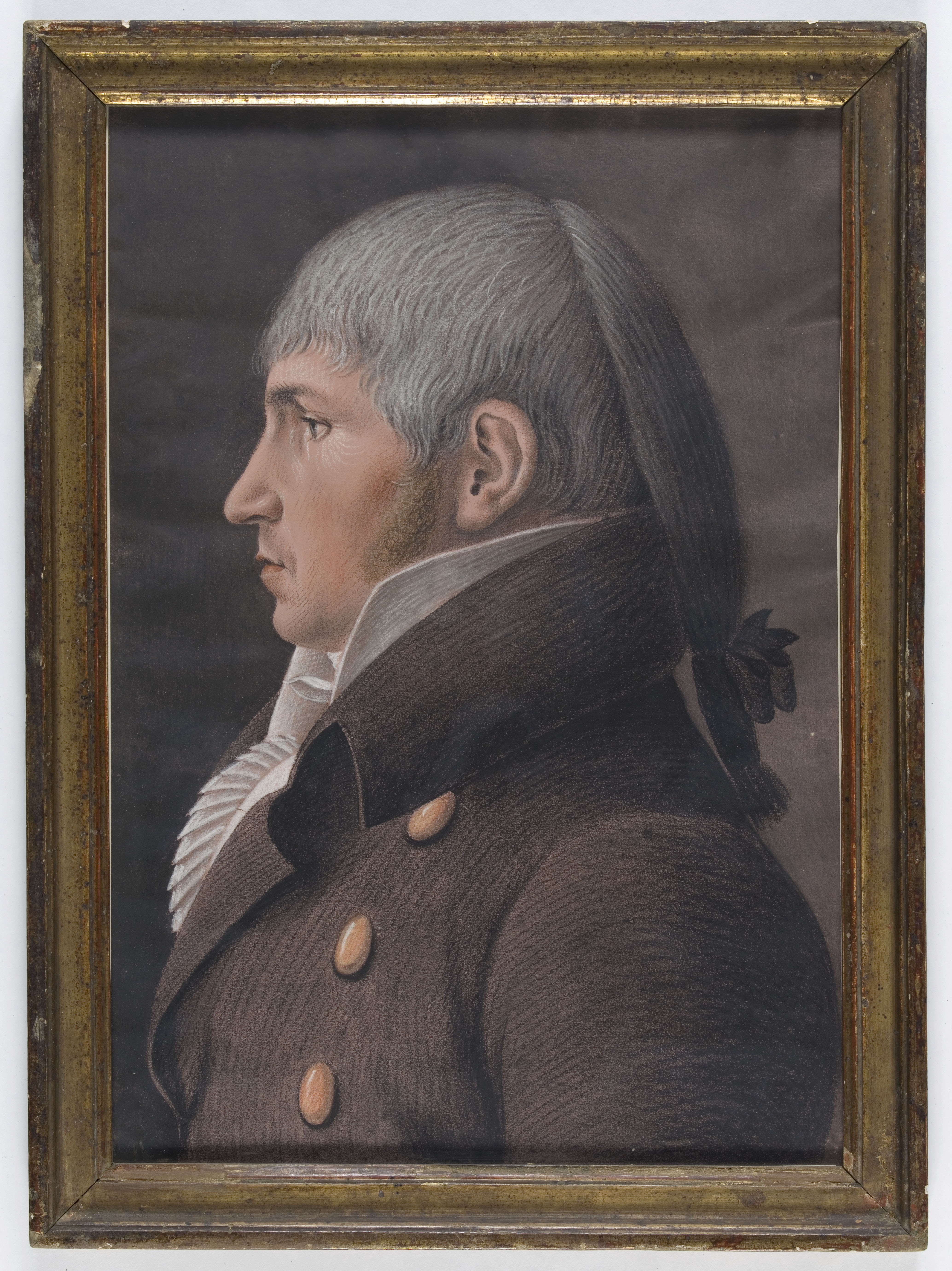 Anonyme, Portrait d'un homme de profil
