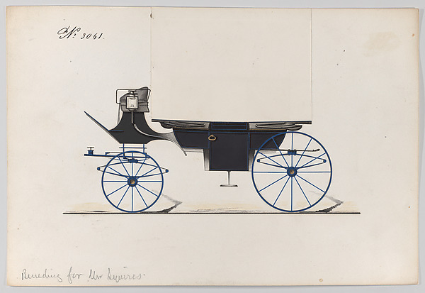 Brewster & Co., Design for Landau, No. 3061