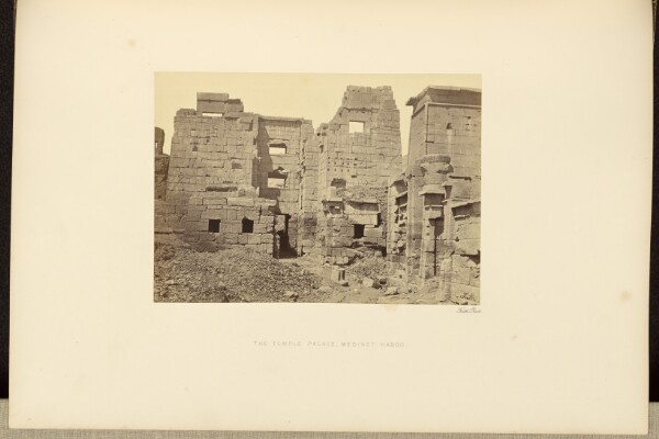 Francis Frith, The Temple Palace at Medinet Haboo