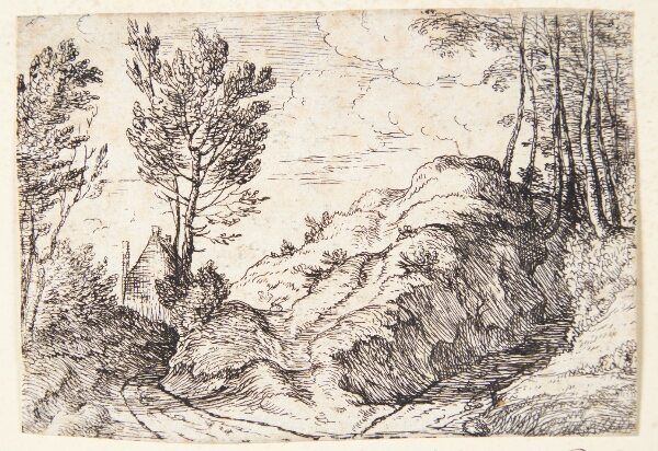 Lodewijk de Vadder, Korsvej med et hus