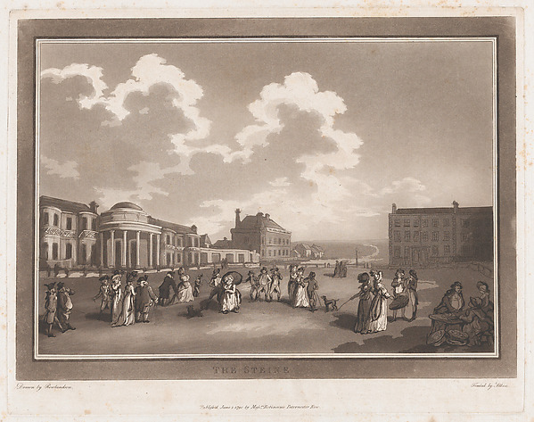 Thomas Rowlandson, The Steine (An Excursion to Brighthelmstone)