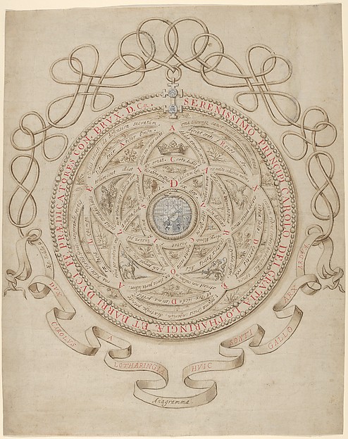 Aegidius Sadeler II, Anagram in Honor of Charles III, Duke of Lorraine and Bar