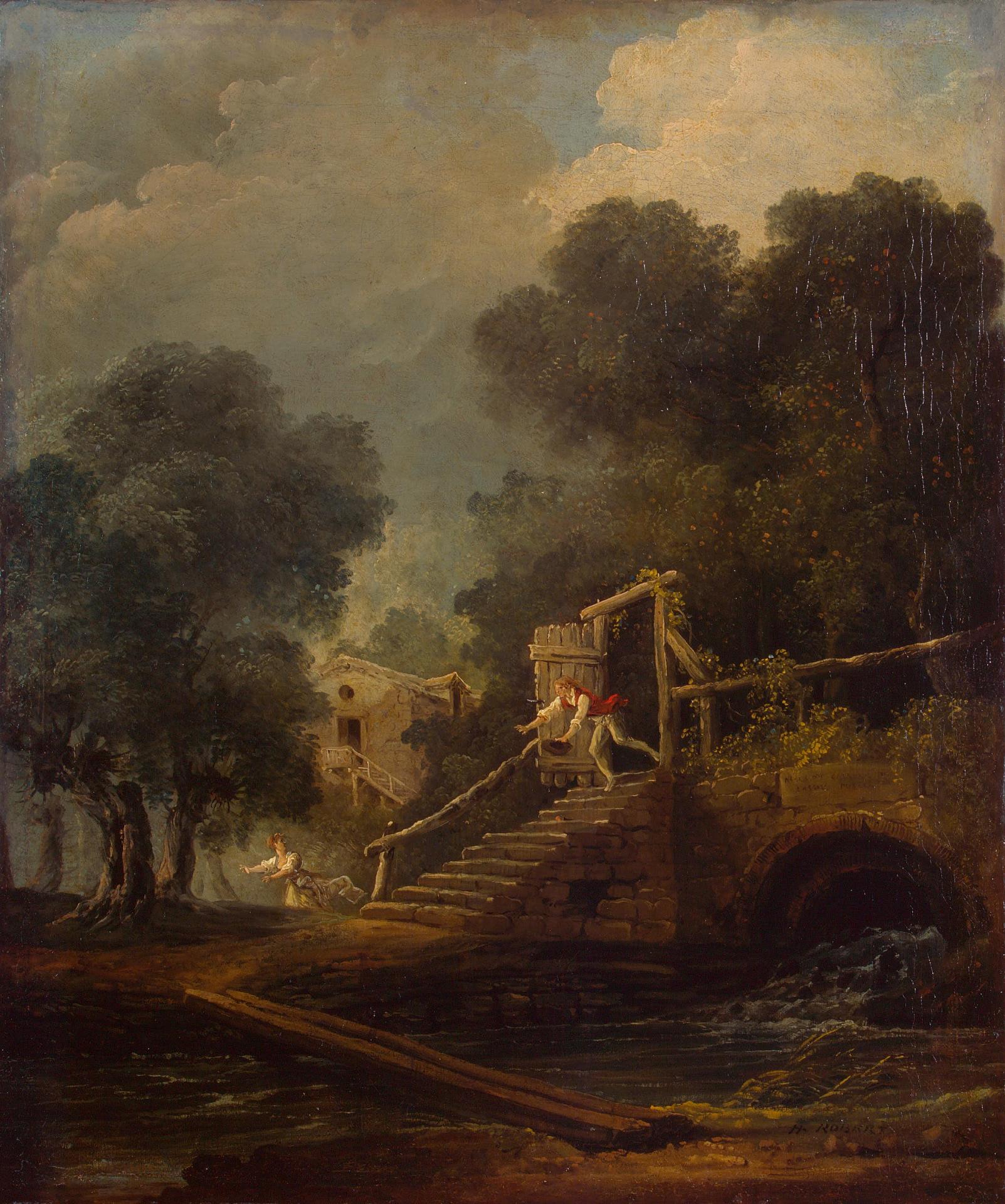 Hubert Robert, Flight of Galatea