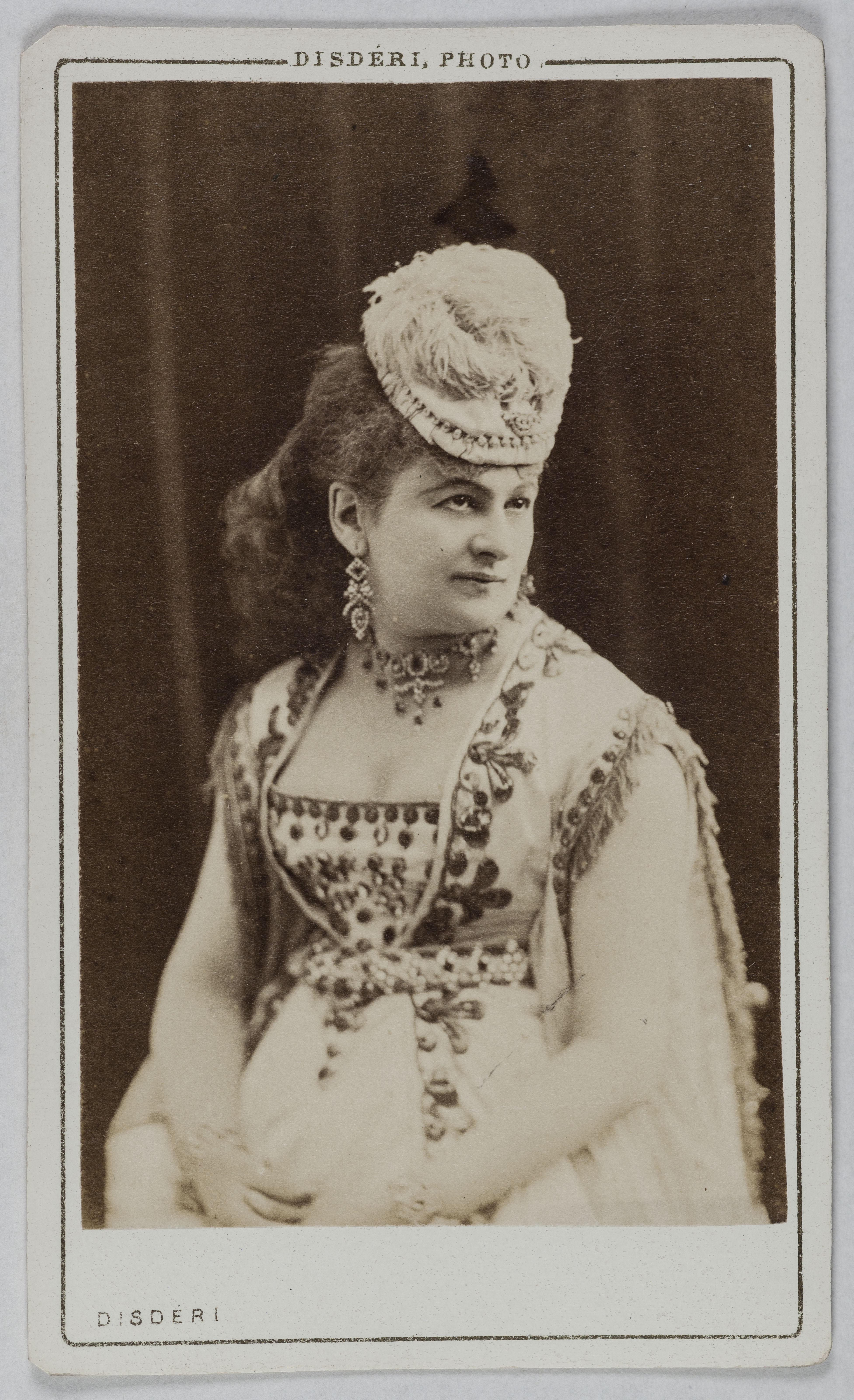 André-Adolphe-Eugène Disdéri, Portrait de Fonti (actrice)