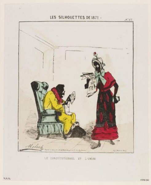 Colomb, B. (Moloch), Les Silhouettes De 1871