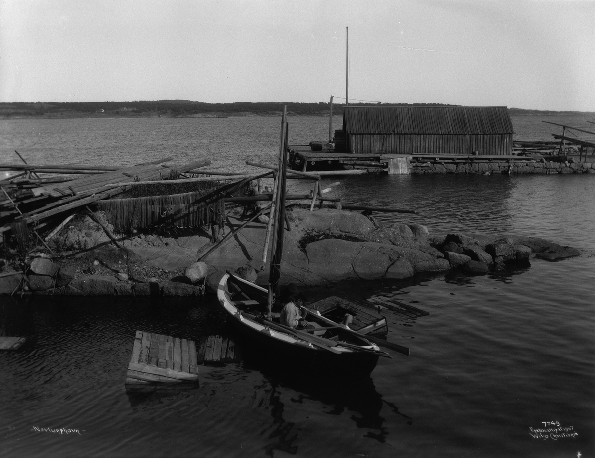 Anders Beer Wilse, Prot: Lodsstation Nevlunghavn Hummerfiske sep. 1907