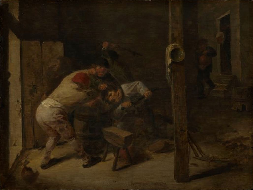 Adriaen Brouwer, A Peasant Brawl