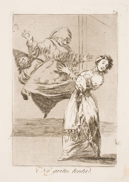 Francisco de Goya, Lad være med at skrige dit fjols!