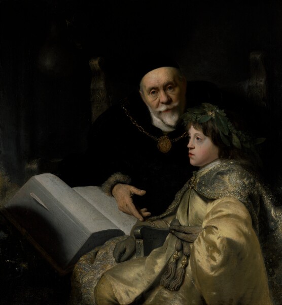 Jan Lievens, Prince Charles Louis of the Palatinate with his Tutor Wolrad von Plessen in Historical Dress