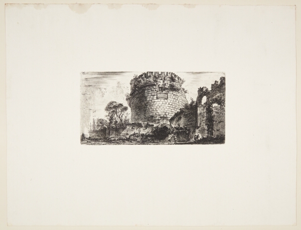 Giovanni Battista Piranesi, Caecilia Metella's gravmæle