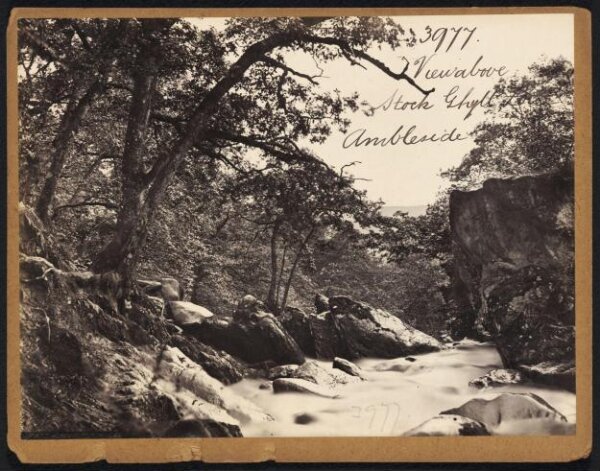 Francis Frith, View above Stock Ghyll Force Ambleside