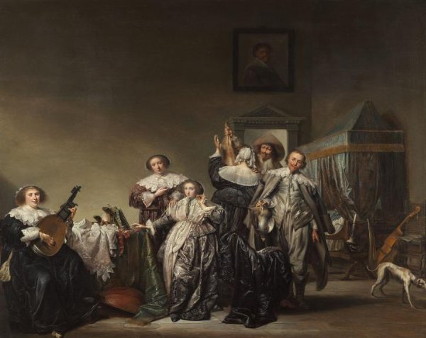 Pieter Codde, Galant gezelschap