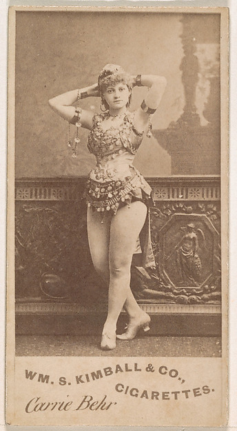William S. Kimball & Company, Carrie Behr, from the Actresses series (N203) issued by Wm. S. Kimball & Co.
