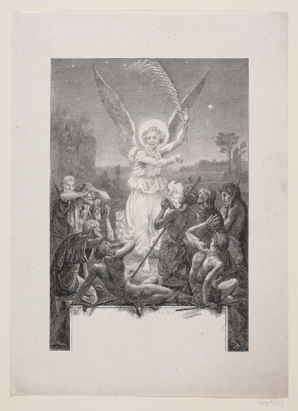 F. Hendriksen, Illustration til "December", digt af Grundtvig