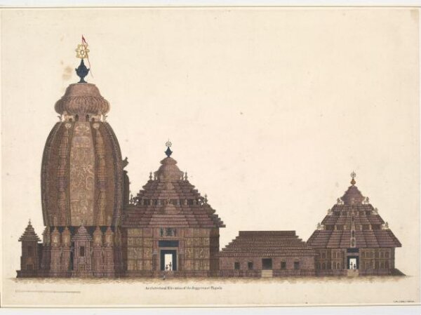 Unknown, Elevation of the Jagannatha Temple