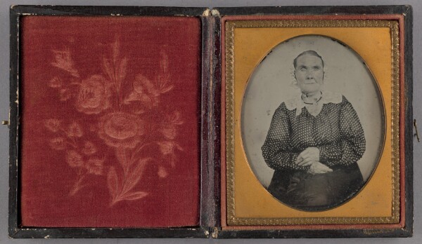 Unknown, [Portrait of a Seated, Elderly Woman]