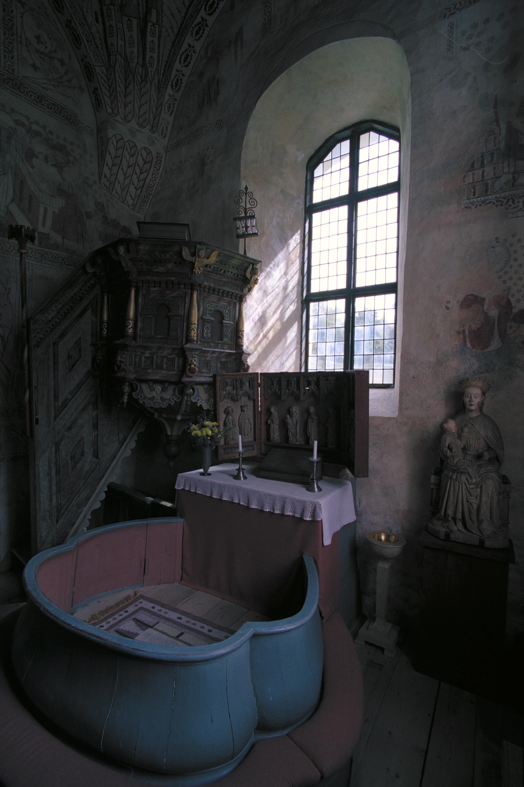 Bengt A Lundberg, Alnö gamla kyrka
