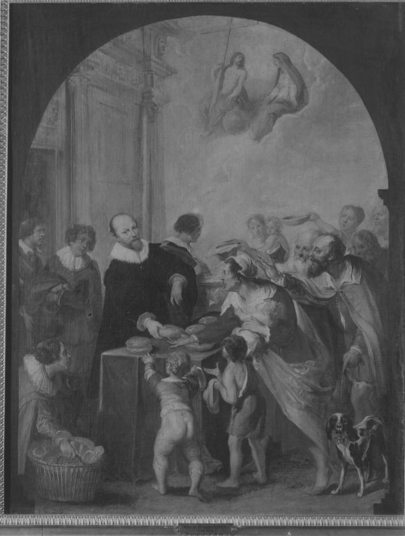 Abraham van Diepenbeeck, Brotspende an Arme
