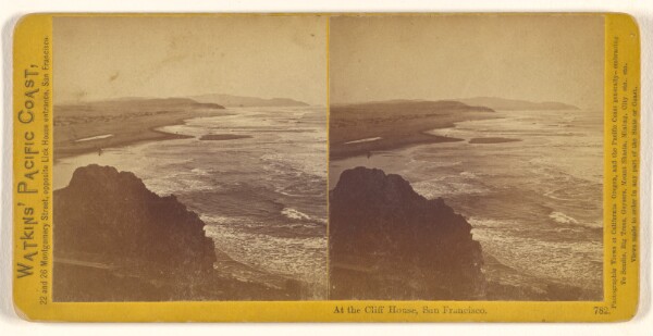 Carleton Watkins, At the Cliff House, San Francisco.